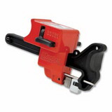 Master Lock S3068 Seal Tight™ Handle-On Ball Valve Lockout, 6 in L, Red