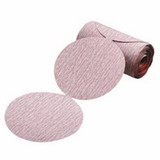 Carborundum 05539515298 Premier Red Aluminum Oxide Dri-Lube Paper Discs, 6 In Dia., P400 Grit, Vacuum