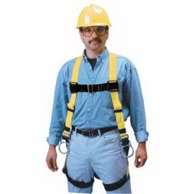 Honeywell Miller 850-4/XXLYK Non-Stretch Harness, Front And Side D-Rings, Mating Shoulder Straps, Tongue Buckle Leg Straps, Xxl