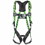 Honeywell Miller AC-QC-BDP/S/MGN Aircore Full-Body Harness, Steel Side/Back D-Rings, S/M, Quick-Connect Straps, Green, Price/1 EA