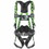 Honeywell Miller ACF-TBUG Aircore Full-Body Harness, Front And Side D-Rings, Polyester, Universal, Green, Price/1 EA