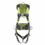 Honeywell Miller H5CC221121 H500 Construction Comfort Full Body Harness, Back/Front/Side D-Rings, Sm/Med, Qc Chest/Leg Buckles