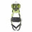 Honeywell Miller H5CC311003 H500 Construction Comfort Full Body Harness, Back D-Ring, XXL, Mating Chest Buckle/Tongue Leg Buckles, Price/1 EA