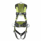 Honeywell Miller H5CC311121 H500 Construction Comfort Full Body Harness, Back/Front/Side D-Rings, Sm/Med, Mating Chest Buckle Tongue Leg Buckles