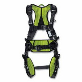 Honeywell Miller H7CC2A1 H700 Full Body Harness, Back/Side D-Rings, Small/Medium, Qc Chest Buckle/Tongue Leg Buckles, Cc2