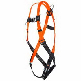 Honeywell Miller T4500/XXXLAK Titan Ii Non-Stretch Harness, Back D-Ring, 3Xl, Friction Shoulder/Mating Chest/Tongue Leg Buckles