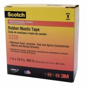 Scotch 500-096566 2228 2"X10' Rubber Mastic Tape
