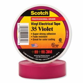 Scotch 500-112716 Scotch Super 35+ 3/4" X66' Violet Vin Elec Tape