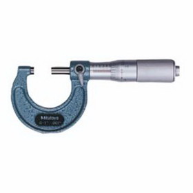 Mitutoyo 103-135 Series 103 Mechanical Micrometers, 0 In-1 In, .0001 In, Friction Thimble