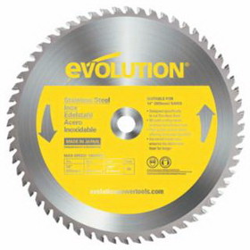 Evolution 14BLADE-SSN Tct Metal-Cutting Blades, 14 In, 1 In Arbor, 1,600 Rpm, 90 Teeth