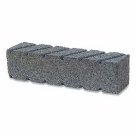 Norton 61463687840 Rubbing Brick, Fluted, 2 in x 2 in x 6 in, Extra Coarse, Silicon Carbide