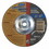 Norton 66252917881 Type 27 Norzon+ Depressed Center Wheel, 7" Dia, 1/4" Thick, 5/8"-11 Arbor, Price/10 EA