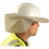 Occunomix 561-899-KHK Stow Away Hard Hat Shade- Khaki, Price/1 EA