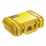 Pelican 1170-000-240 Protector Case Series Small Case, 1170 Wf/Wl, 0.12 Ft³, 10.54 In L X 6.04 In W X 3.16 In H Interior, Yellow