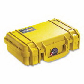 Pelican 1170-000-240 Protector Case Series Small Case, 1170 Wf/Wl, 0.12 Ft&#179;, 10.54 In L X 6.04 In W X 3.16 In H Interior, Yellow