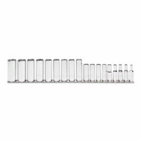Proto 577-52203 Torqueplus 18 Piece Metric Deep Socket Sets, 3/8 In, 6 Point