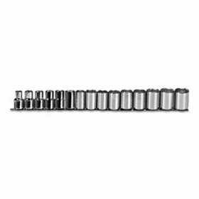 Proto 577-54205 Torqueplus 15 Piece Metric Socket Sets, 1/2 In, 6 Point