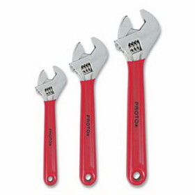 Proto 795GA Adjustable Wrench Set, 3 Piece, Forged Alloy Steel