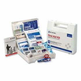 First Aid Only 579-222-U 10 Person First Aid Kitplastic Case W/Dividers