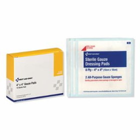 First Aid Only 579-3-300 4" Gauze Pad