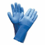 Honeywell  PowerCoat PVC Coated Chemical Resistant Gloves, Blue/White, Rough