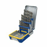 Irwin 585-3018002 29-Pc Cobalt M-35 Metal Index Drill Bit Set, 1/16 In To 1/2 In Cut Dia
