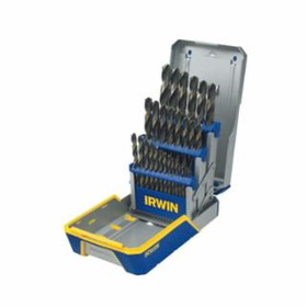 Irwin 585-3018005 29 Piece Drill Bit Set W/Case Black & Gold Oxide