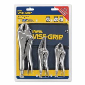 Irwin 586-73 3 Pc. Orig Lock Pliers Kit Bag Set 10Wr- 6Ln And
