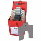 Precision Brand 42925 Slotted Shim Assortment Kits, 6 X 6 In, .001-1/8