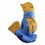 Caiman 607-1512 Glove  Blue/Gold  Wool Kontour  Kevlar, Price/1 PR