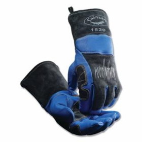 Caiman 607-1520-L Glove  Blue  Goatskin  Wool  Kontour  Kevlar