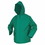 Mcr Safety 611-388JHX2 388JH Dominator Hooded Rain Jacket, 0.42 mm, PVC/Hi-tensile Poly/PVC, Green, 2X-Large, Price/1 EA