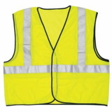 Mcr Safety  Class II Safety Vests, Fluorescent Lime