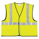 Mcr Safety  Class II Economy Safety Vests, Lime