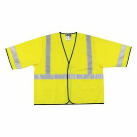 Mcr Safety  VCL3SL Luminator&#153; Safety Vest, Fluorescent Lime