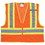 MCR Safety WCCL2OX3 WCCL2O Luminator&#153; Class 2 Safety Vest, 3X-Large, Fluorescent Orange, Price/1 EA