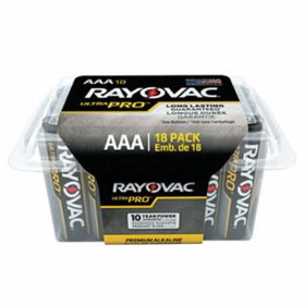 Rayovac 620-ALAAA-18PPJ Ultrapro Alkaline Aaa Pack Reclosable
