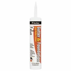 Red Devil 630-0697/AG 10.1 Oz Gutter & Foundation Sealant Aluminum Gr