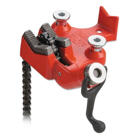 Ridgid 40205 Top Screw Bench Chain Vise, BC510A, 1/8 in to 5 in Pipe Cap