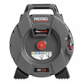 Ridgid 632-64263 Flexshaft Drain Cleaning Machine, K9-102, 1/4 In X 50 Ft Cable, Includes Kit