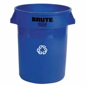 Rubbermaid 640-FG263273BLUE 32 Gal Brute Recycling Container Without Lid