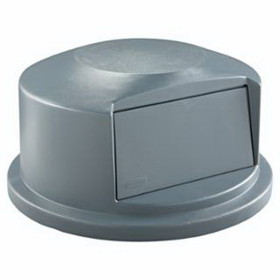 Rubbermaid FG264788GRAY Brute Dome Tops, For 44 Gal. Brute Round Containers, 24 13/16 In