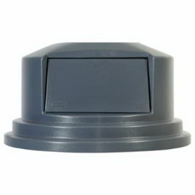 Rubbermaid FG265788GRAY Brute Dome Tops, For 55 Gal. Brute Round Containers, 27 1/4 In