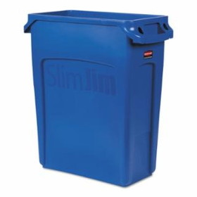 Rubbermaid 640-FG354060BLA Slim Jim W/Venting C