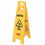 Rubbermaid 640-FG611277YEL Yellow Floor Sign W/Wetfloor In English, Price/1 EA