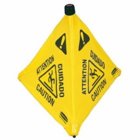 Rubbermaid 640-FG9S0000YEL Floor Safety Sign