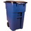 Rubbermaid 640-FG9W2700BLUE Blue 50 Gal Brute Rollout Container W/Lid, Price/1 EA