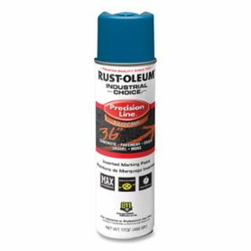 Rust-Oleum 647-203022V Inverted Marking Paint Caution Blue  17 Oz.