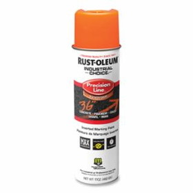 Rust-Oleum 647-203027V Inverted Marking Paint Fluorescent Orange  17Oz
