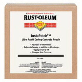 Rust-Oleum 647-276981 Concrete Saver Instapatch Concrete Repair Compound, 1 Gal, Kit Box, Black/Gray